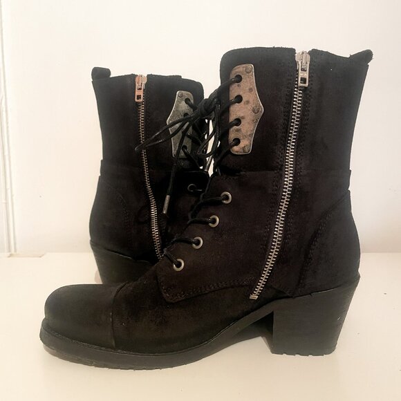 DIESEL Suede boots - Size 38 - Picture 6 of 9